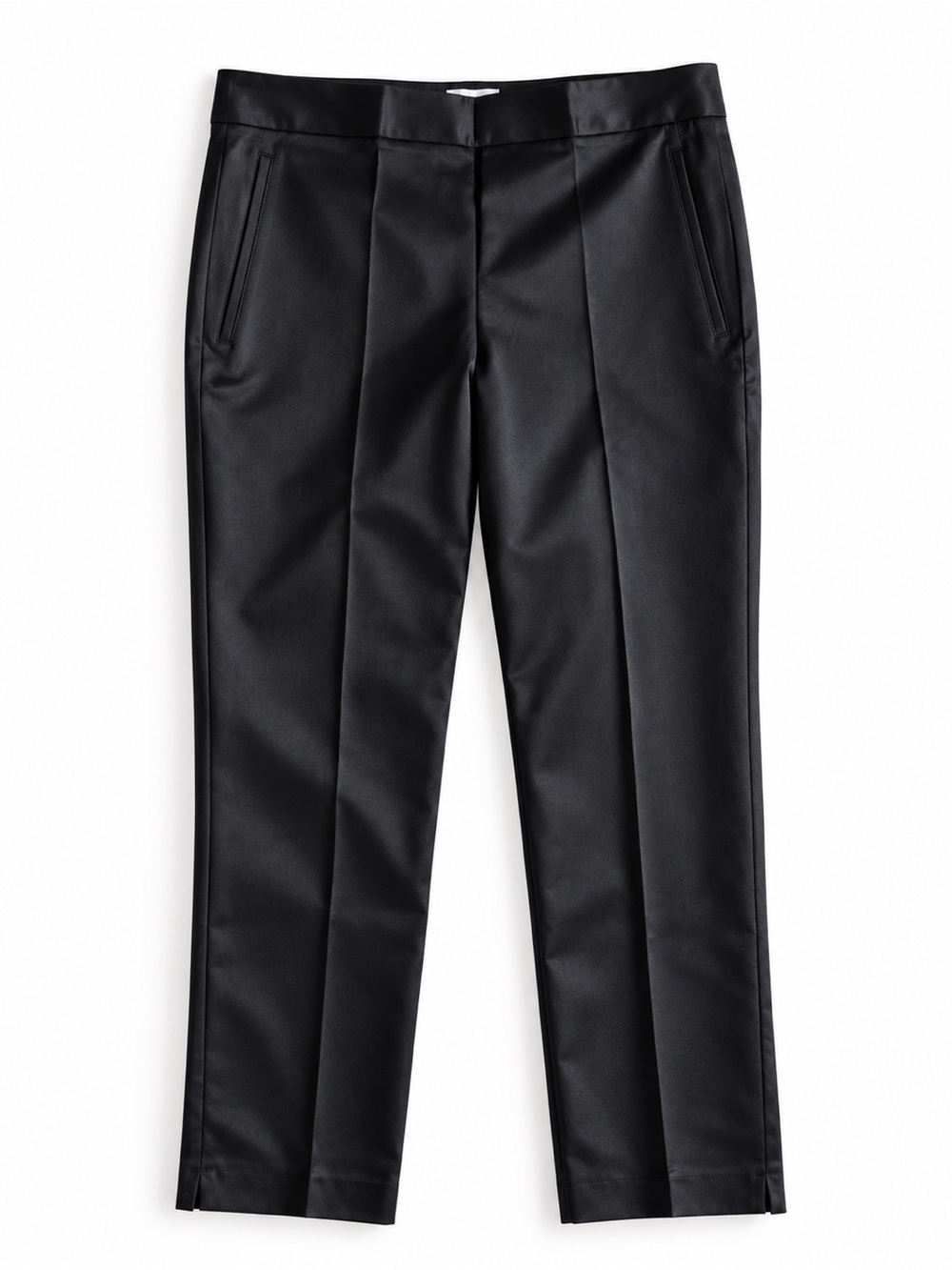 Talbots Slim Ankle Dress Pants Stretch Side Zip Holiday Cocktail Party Size 12